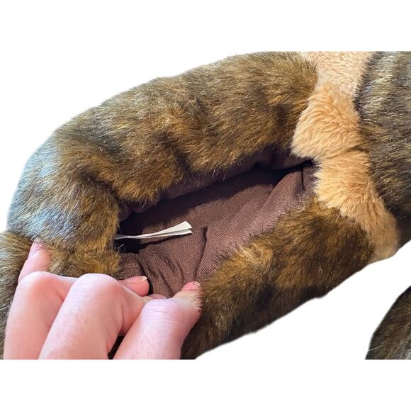 Everberry German Shepherd Furry Dog Slip On House House Slippers Women’s SZ 7-9 - Picture 9 of 10